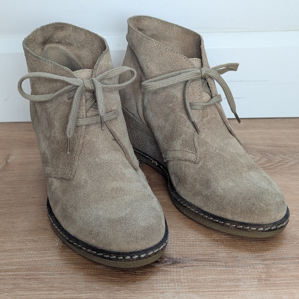 J.Crew McAllister Wedge Boots Size 8